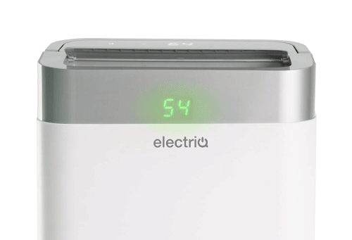 Colour changing humidity indicator.