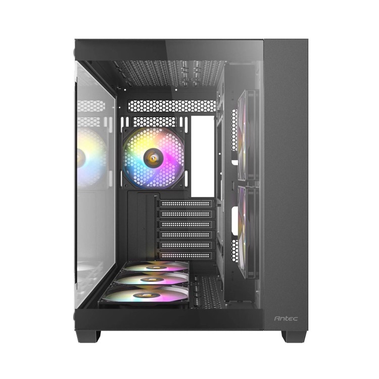 Antec CX800 Elite RGB Mid Tower Tempered Glass Gaming PC Case Black