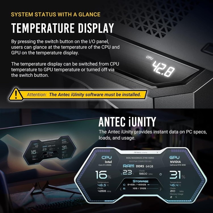 Antec Performance 1 PC Case Black