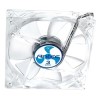 Antec TriCool 8cm Clear Case Fan 3 Speed 3-pin with 4-pin Adapter