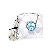 Antec TriCool 12cm Clear Case Fan, 3 Speed, 3-pin with 4-pin Adapter