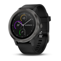 Garmin Vivoactive 3 - Slate Grey with Black Silicone Band