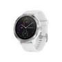 Garmin Vivoactive 3 - Stainless Steel with White Silicone Band
