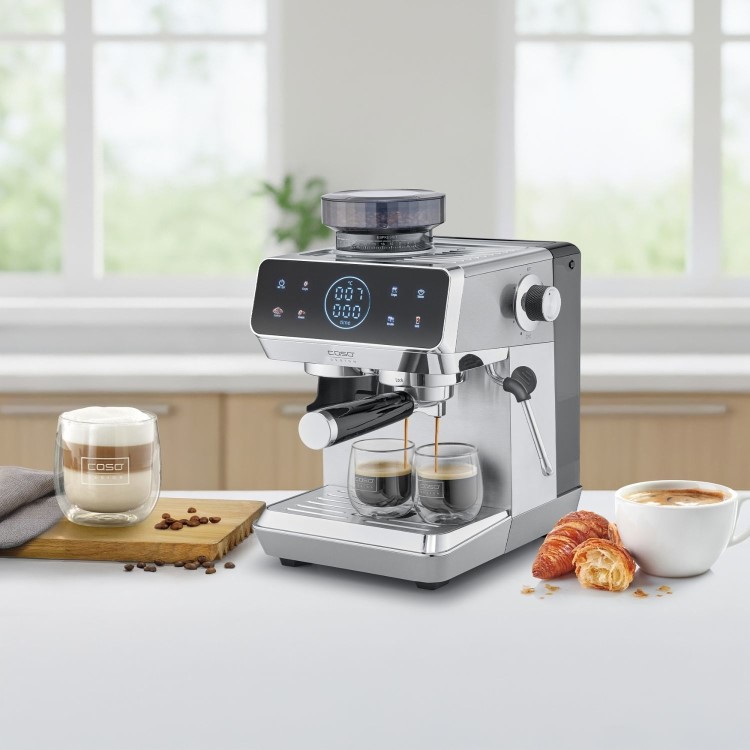 Caso Espresso Gourmet & Grind Coffee Machine 1826 - Black