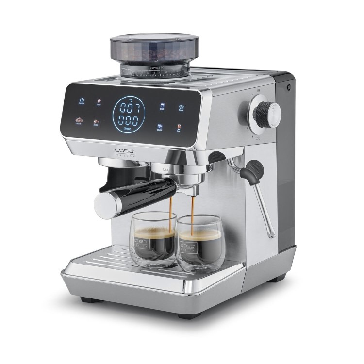 Caso Espresso Gourmet & Grind Coffee Machine 1826 - Black
