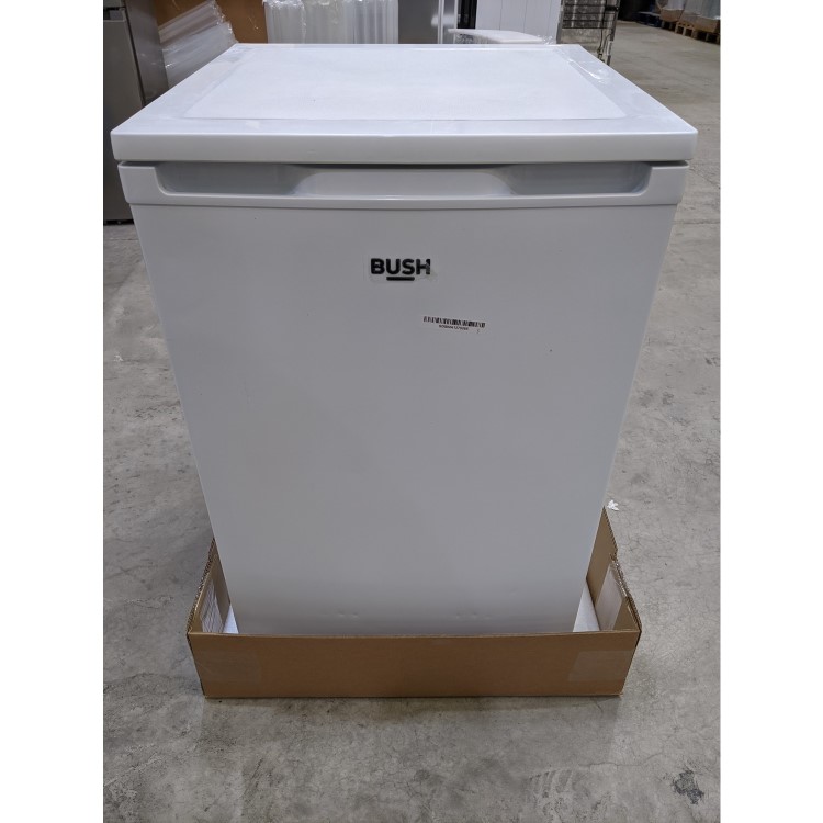 Refurbished Bush M5585UCFR Freestanding 86 Litre Undercounter Freezer White