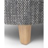 Shankar Grey Tweed Tub Chair &amp; Stool Set