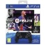 PlayStation 4 Black DualShock 4 Controller + FIFA 21 Game