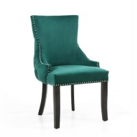 Winslow Brushed Velvet Green Dressing Table Chair
