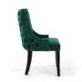 Winslow Brushed Velvet Green Dressing Table Chair