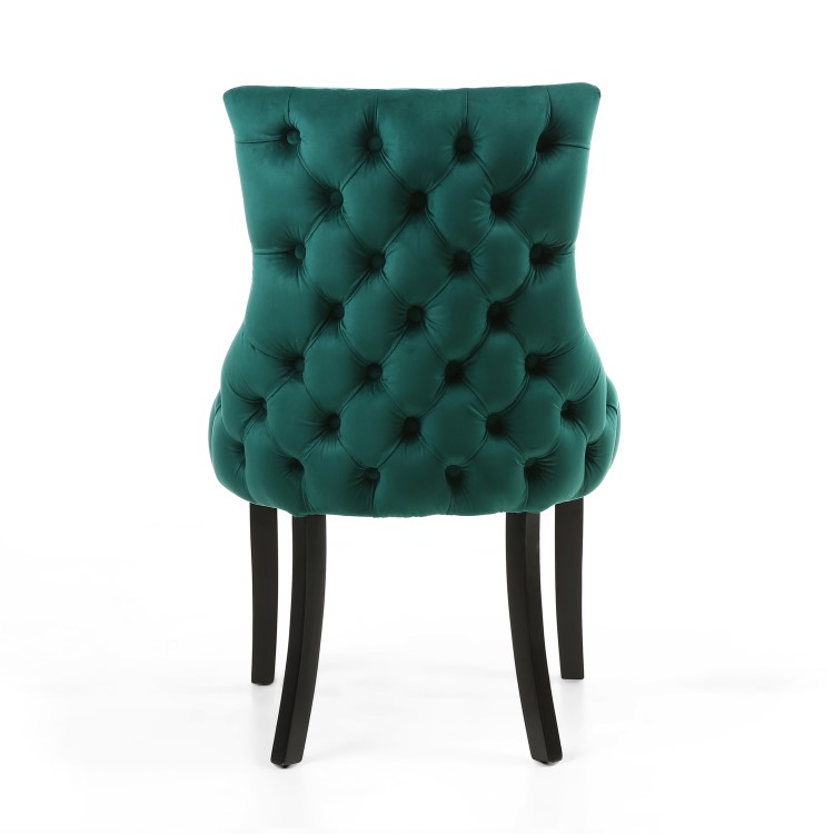 Winslow Brushed Velvet Green Dressing Table Chair