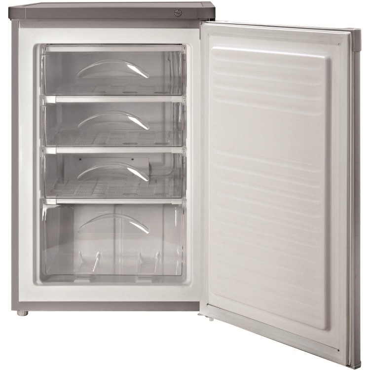 Indesit TZAA10S 78 Litre Freestanding Under Counter Freezer 55cm Wide - Silver