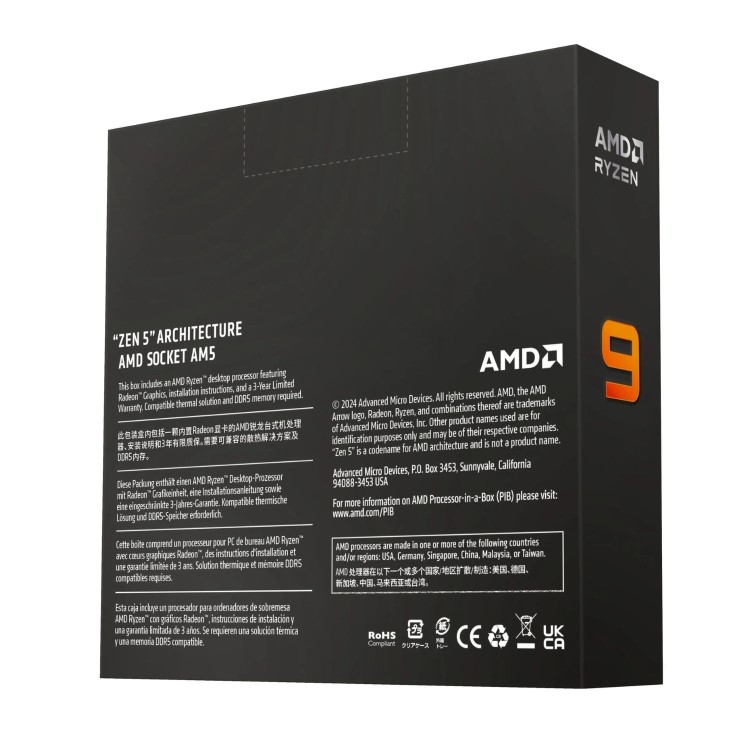AMD Ryzen 9 9950X 16 Core AM5 Processor