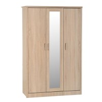 Seconique 100-101-055 Lisbon 3 Door Wardrobe