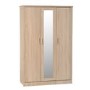 Seconique 100-101-055 Lisbon 3 Door Wardrobe