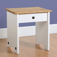 Seconique Corona White Dressing Table Stool