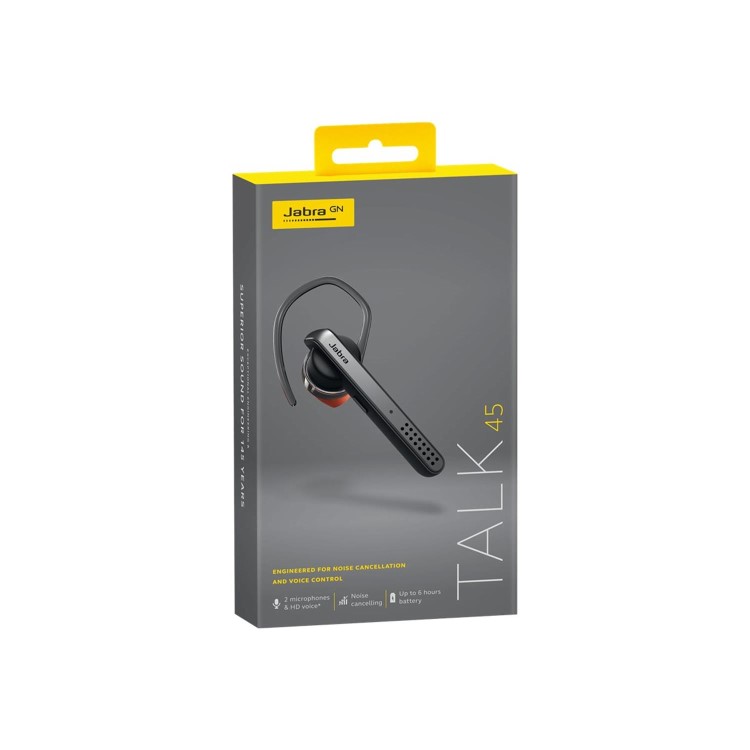 Jabra Talk 45 Silver Bluetooth Headset