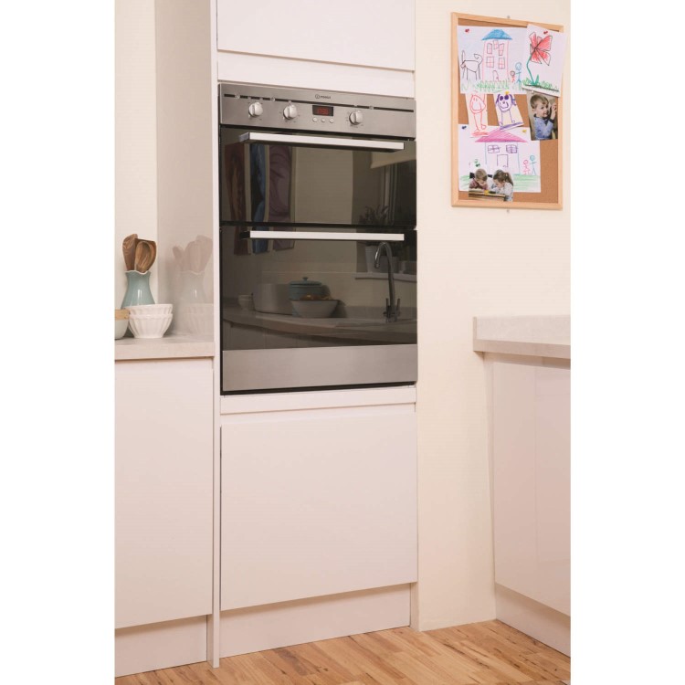 Indesit FIMDE23IXS Multifunction Electric Built-in Double Oven Stainless Steel