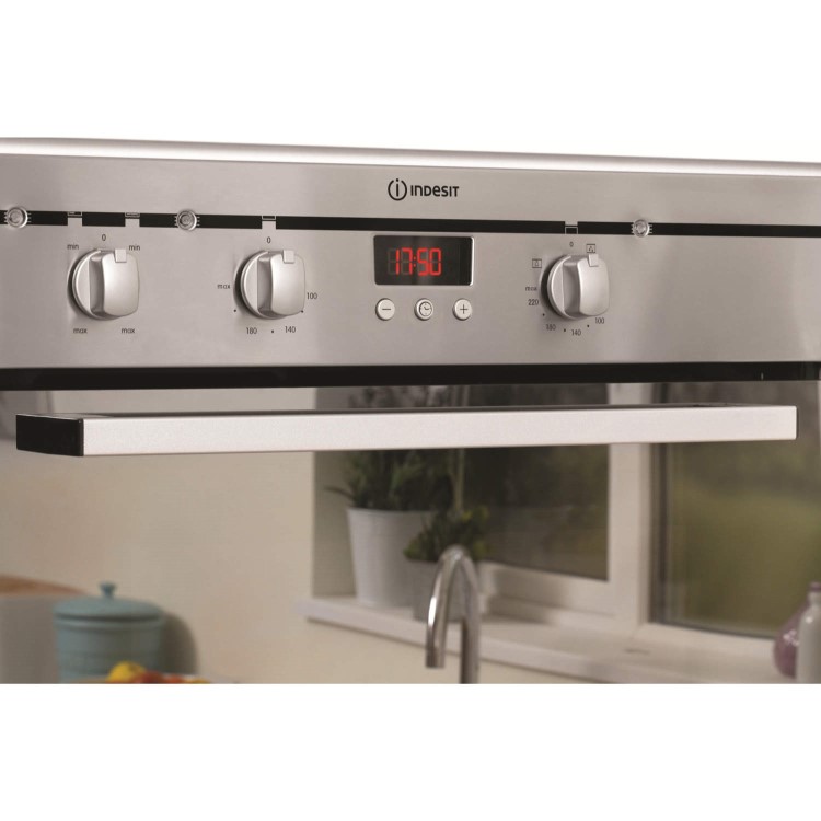 Indesit FIMDE23IXS Multifunction Electric Built-in Double Oven Stainless Steel