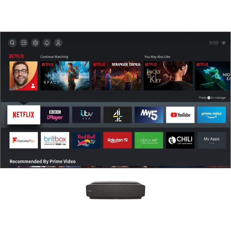 Hisense 100" 4K Ultra HD Laser Projector TV