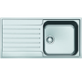 Franke Argos 611-100 Single Bowl Inset Chrome Stainless Steel Kitchen Sink