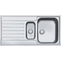 Franke Argos 651 1.5 Bowl Inset Chrome Stainless Steel Kitchen Sink