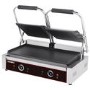 Hamoki PG-25C Twin Contact Grill Ribbed Top And Flat Bottom Plates 2 x 13amp Plug In Panini Grill