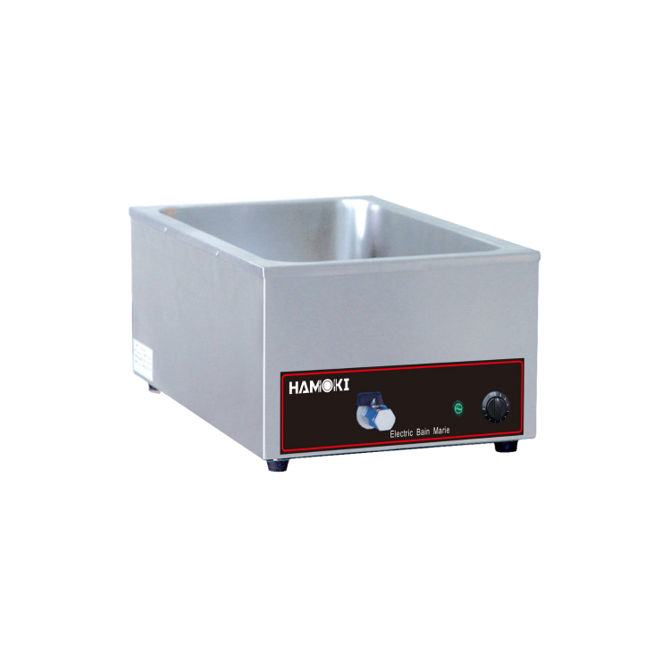 Hamoki BM-205T 1/1 Gastronorm Size Wet Heat Bain Marie Large 205mm Depth With Drain Tap 13 Amp