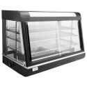 A1/101034 Refurbished Hamoki FM36 Heated Food Display Cabinet - Front & Rear Door Warmer 3 Shelves 150ltr Capacity 13 amp