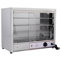 Refurbished Hamoki FW-580 Pie Cabinet & Warmer - 4 Shelves - Up to 50 Pies - Easy Access Sliding Glass Doors