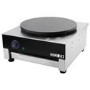 Hamoki CM-1 Single Crepe Maker, 400mm Cast Iron Cooking Plate, Electric
