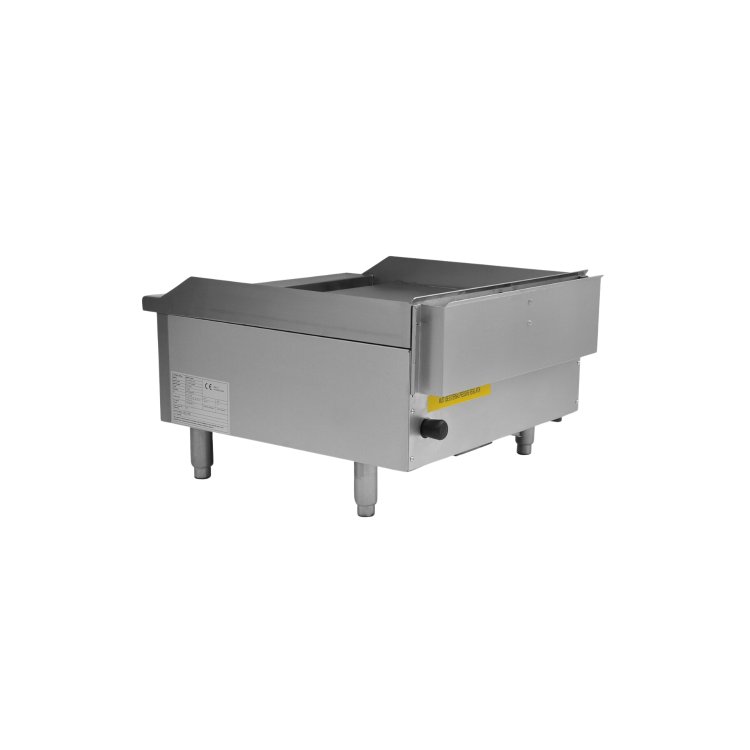 Hamoki EGG-24SX Heavy Duty Gas Countertop Griddle 600mm Wide. 2 Burners. 60000 btu