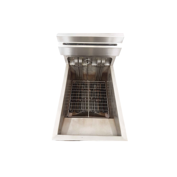 Hamoki DF-28L Commercial Electric Fryer Freestanding Single Tank With Twin Baskets 28ltr Single Phase 9kW Hardwired