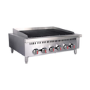Hamoki GCB-36 Large 6 Burner Heavy Duty Gas Radiant Charbroiler 6 Controls 120000 Btu/hr