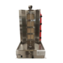 Hamoki KB-4 Natural Gas 4 Burner Kebab Grill - Rotating Turntable - Bottom Mounted Motor - 14kW - 38000btu