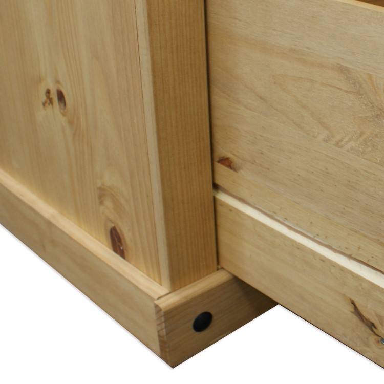 Corona Mexican 2+2 Chest of Drawers In Solid Pine 