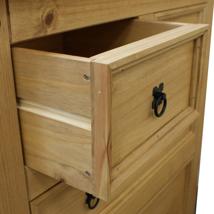 Corona Mexican 2+2 Chest of Drawers In Solid Pine 