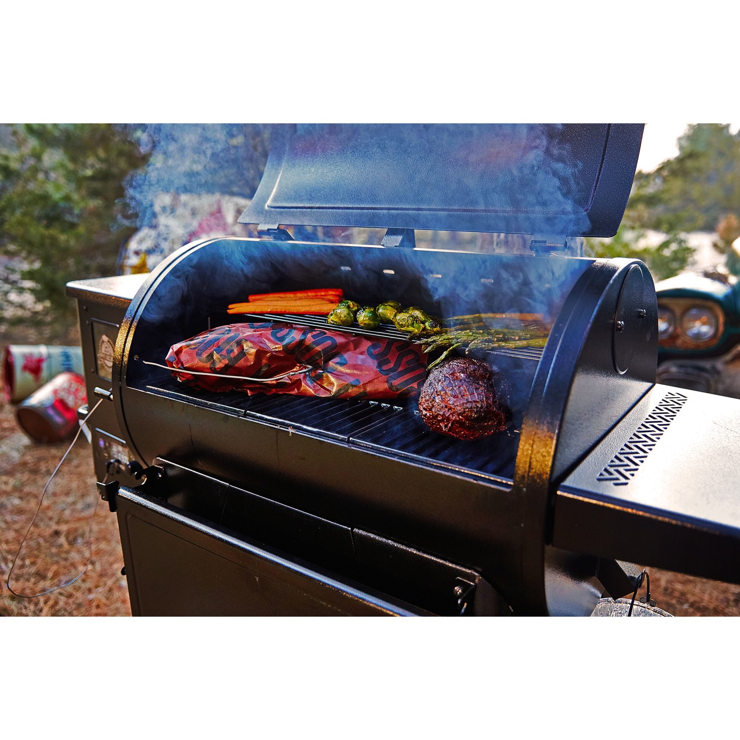 Pb850 Pit Boss Navigator 850 Wood Pellet Smoker BBQ Grill PB850 - BuyItDirect.ie