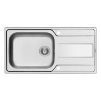 GRADE A2 - Stainless Steel Kitchen Sink 1 bowl 1000 x 500mm - Taylor & Moore