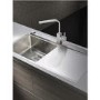 GRADE A2 - Taylor & Moore Oakley Right Handed Drainer One Bowl Kitchen Sink - 1000mm x 520mm