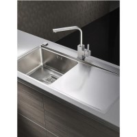 GRADE A2 - Taylor & Moore Oakley Right Handed Drainer One Bowl Kitchen Sink - 1000mm x 520mm