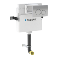 GRADE A1 - Geberit Delta Concealed Cistern and Chrome Flush Plate