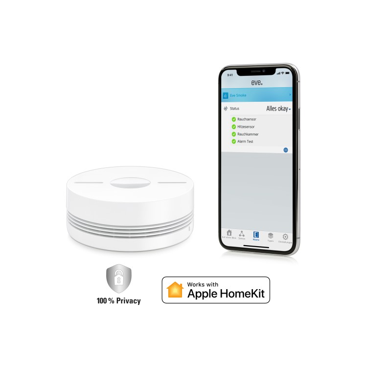 Eve Smoke Detector - 1 Pack