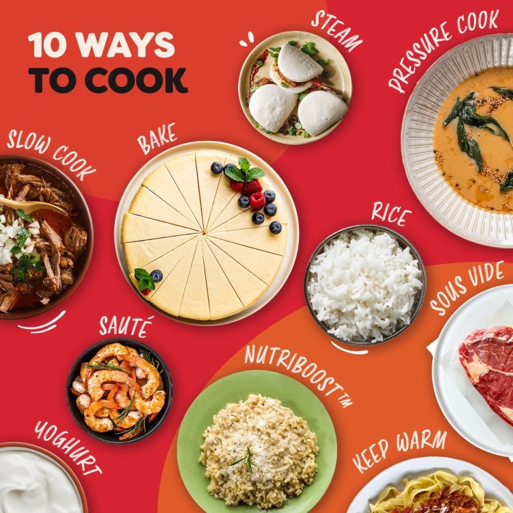 Instant Pot Pro 5.7L Multi-Cooker 10-in-1 Coconut White