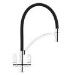 Franke Zelus Dual Lever Pull Out Monobloc Kitchen Mixer Tap - Chrome & Black