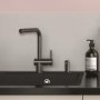 Franke Atlas Neo Single Lever Pull Out Monobloc Kitchen Mixer Tap - Anthracite