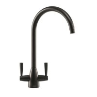 Franke Eiger Dual Lever Pull Out Monobloc Kitchen Mixer Tap - Black Franke Eiger Dual Lever Pull Out Monobloc Kitchen Mixer Tap - Black