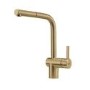 Franke Atlas Neo Square Gold Pull Out Monobloc Kitchen Sink Mixer Tap