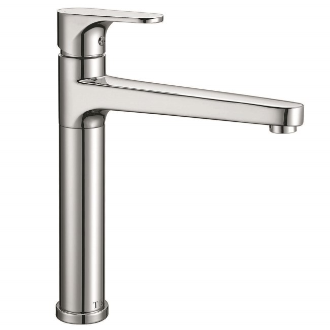 Taylor & Moore Modern High Rise Single Lever Mixer Kitchen SinkTap - Chrome