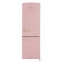Refurbished CDA Florence Tea Rose Freestanding 330 Litre 60/40 Frost Free Retro Fridge Freezer Pink